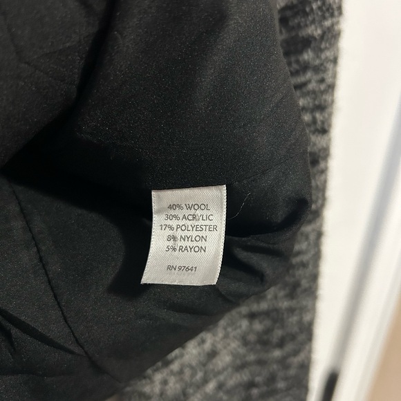 J. Jill Tweed Wool Blend Charcoal Blazer - Picture 6 of 12